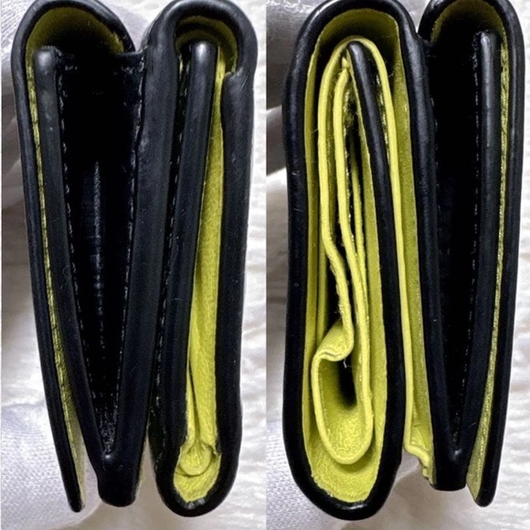Balenciaga Black and Yellow Card Wallet - Picture 4 of 13